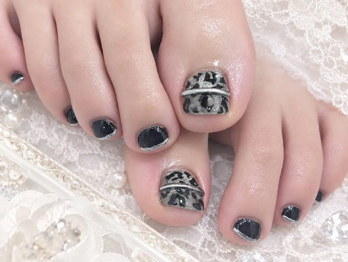 ネイル 持ち込み フットネイル Chamo Akiのネイルデザイン