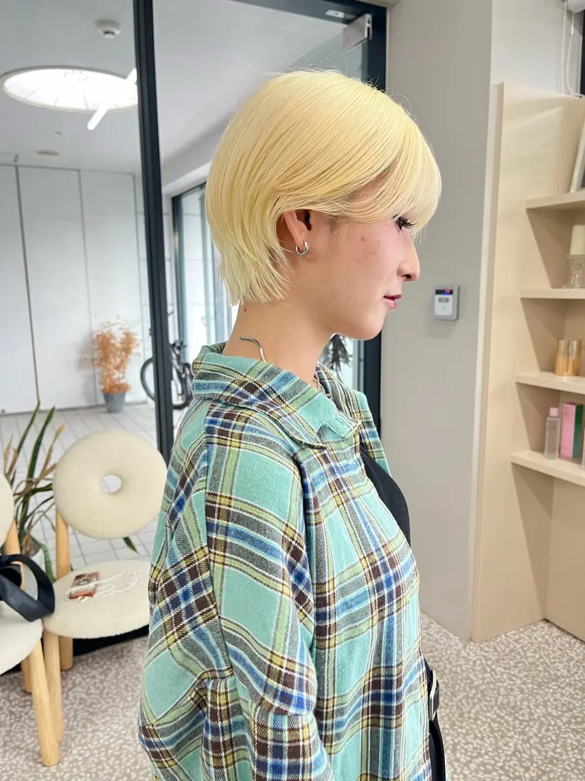 ショート カラー カット ヘアカラー IROW/イロウ天神 大名店 yamaのヘアスタイル