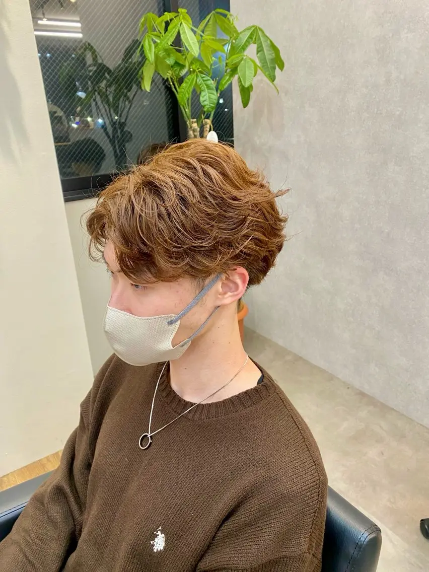 パーマ メンズ BLEACHi高崎店 /湯浅泳作のヘアスタイル