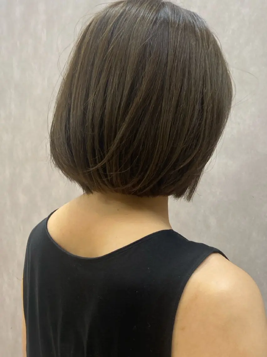 カラー グレージュ オリーブグレージュ オリーブグレー 黒崎 大地のヘアスタイル