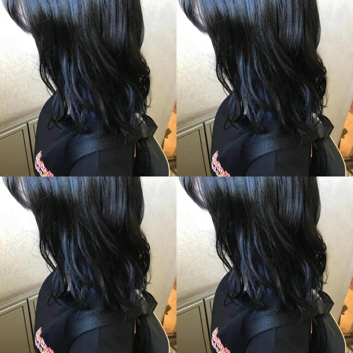 セミロング カラー 小栗 麻衣のヘアスタイル