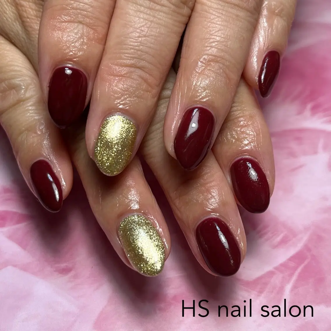 ミディアム ハンドネイル hs nail salonのネイルデザイン
