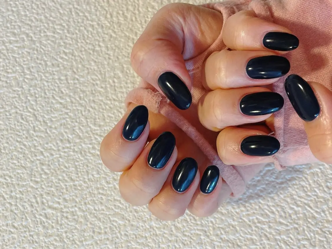 ネイル ジェルネイル 韓国ネイル メンズネイル ワンカラーネイル パラジェル kiki nail たまプラーザのネイルデザイン