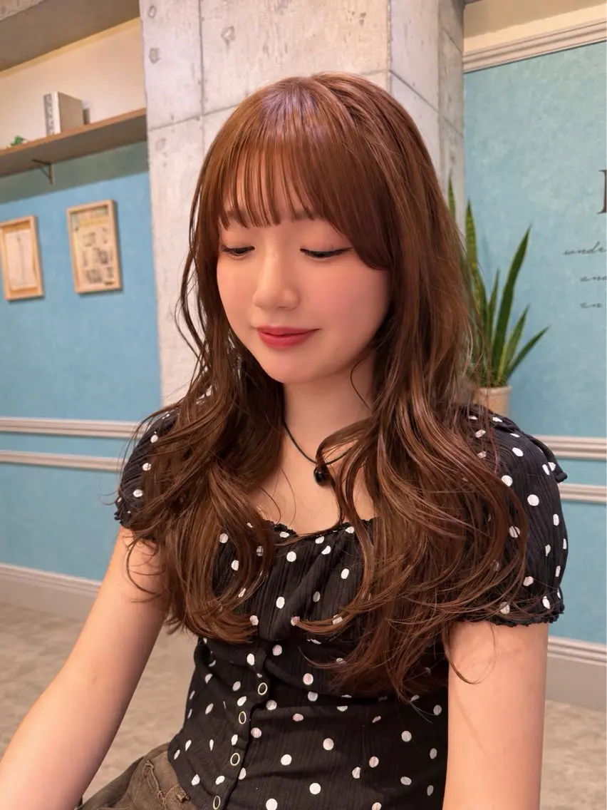 ロング カラー カット ヘアカラー トリートメント ヘッドスパ ♥️ダブルカラー /yuuki♥️のヘアスタイル