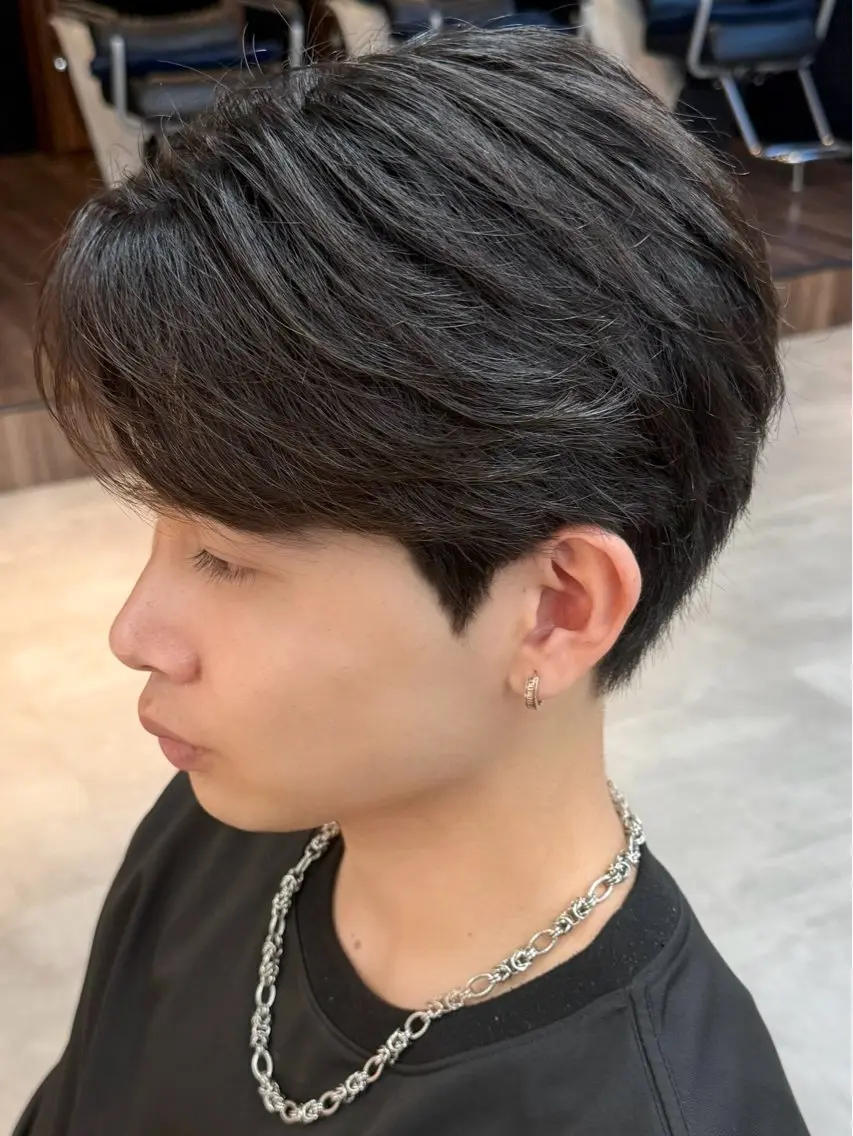 メンズ メンズ韓国風 メンズパーマ カット 縮毛矯正 トリートメント 垢抜けへの近道✂️ メンズ縮毛矯正/齊藤のヘアスタイル
