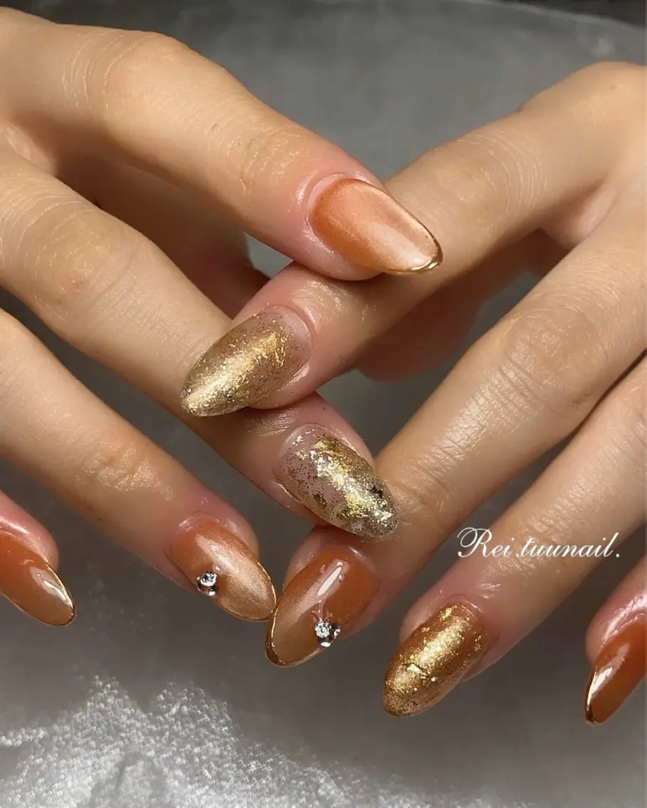 ネイル チークネイル フラッシュネイル フットネイル フレンチネイル ガラスフレンチ Nailsalon / Rei.tuuのネイルデザイン