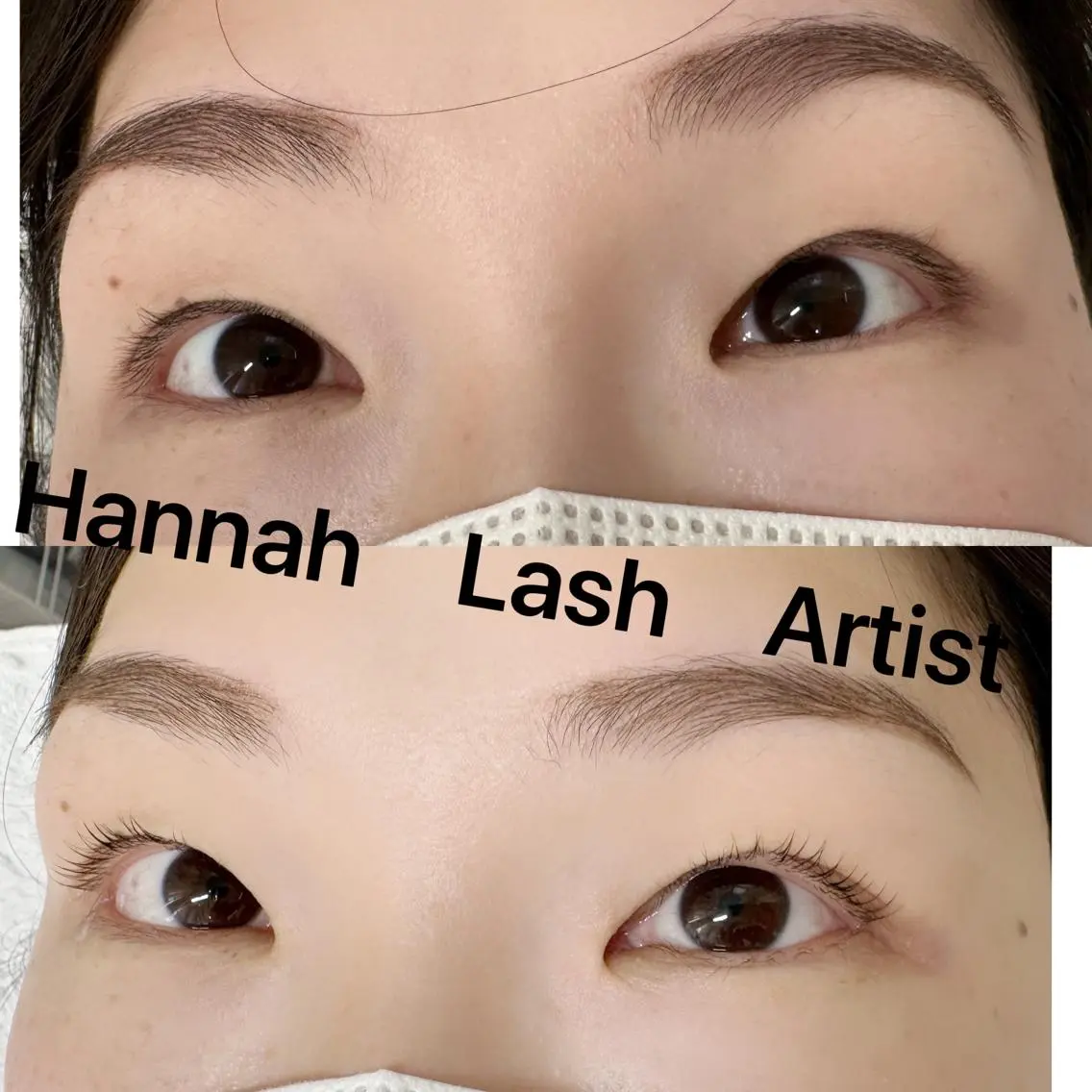 マツエク・マツパ 一重×まつ毛パーマ Hannah ハンナのマツエク・マツパデザイン