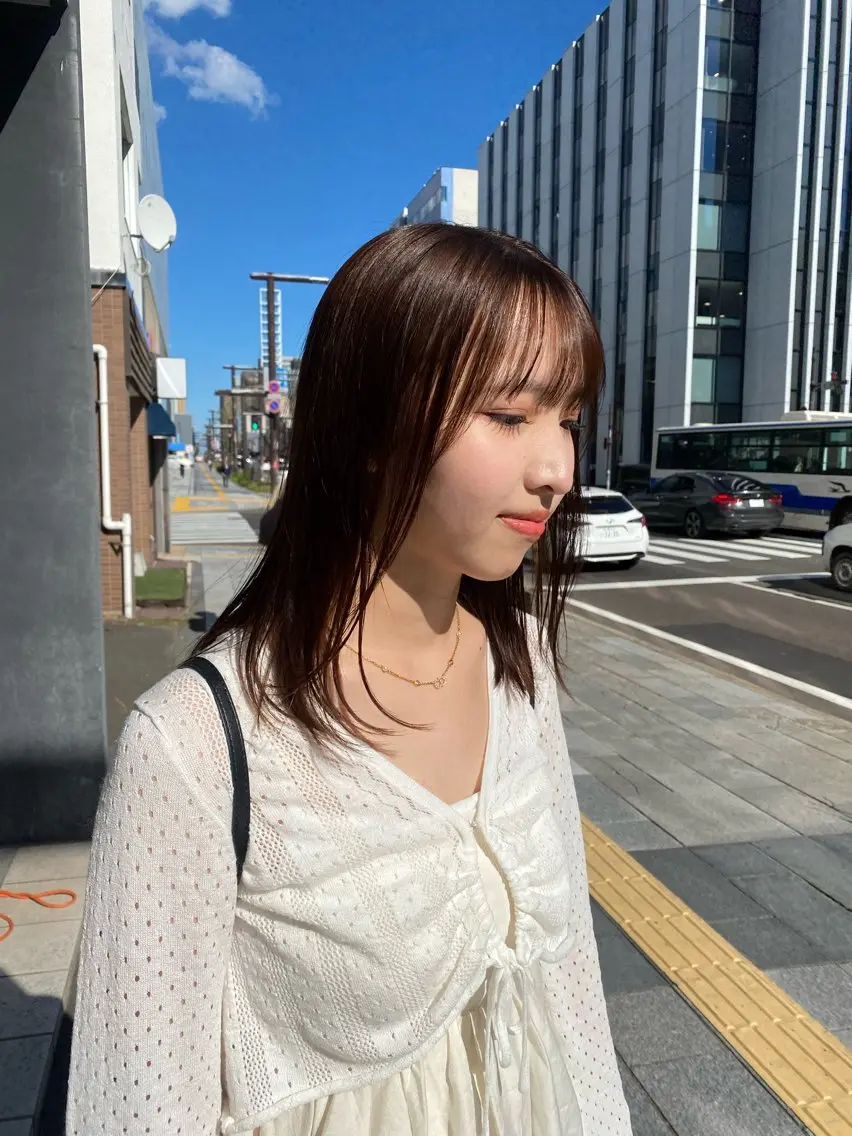 セミロング カラー ヘアカラー TOE 【Sakura..】のヘアスタイル