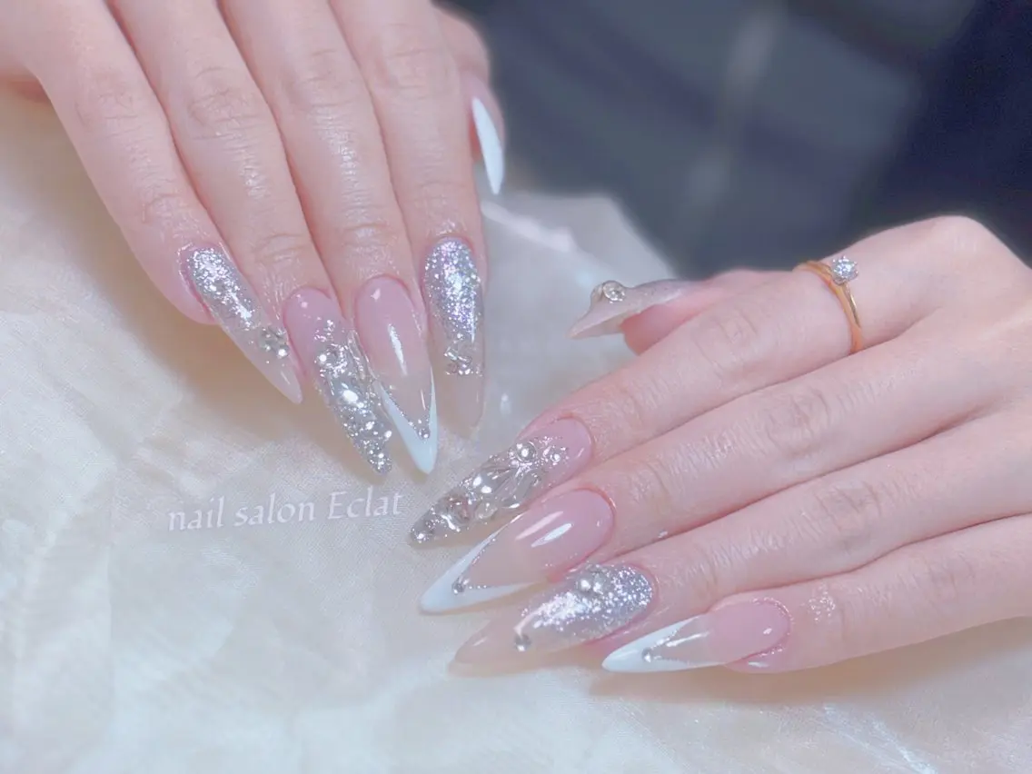 ネイル ハンドネイル ネイルサロンエクラ 🫧Shizukaのネイルデザイン