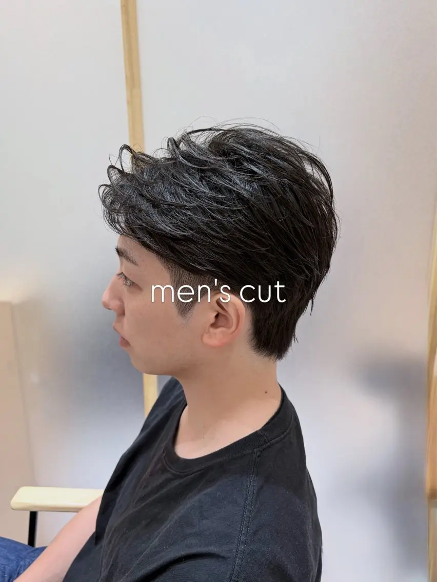 ショート メンズ ツーブロック ショートヘア 新越谷|全席個室| YASUOKAのヘアスタイル