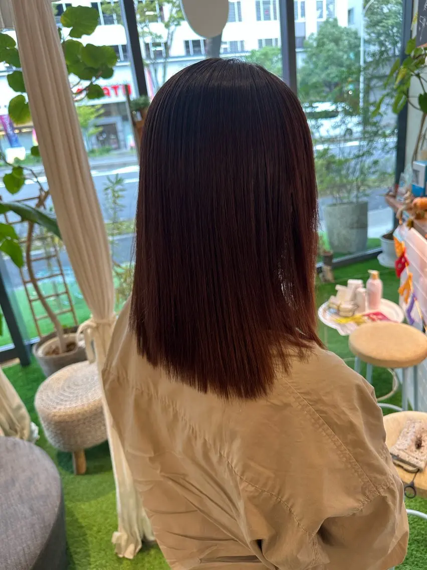ミディアム カラー ヘアカラー トリートメント 艶髪☆外国人風カラー ハイトーン多田修弥のヘアスタイル