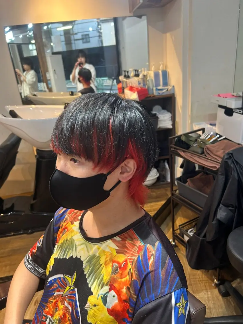 ショート ヘアカラー メンズ特化 ishiiのヘアスタイル