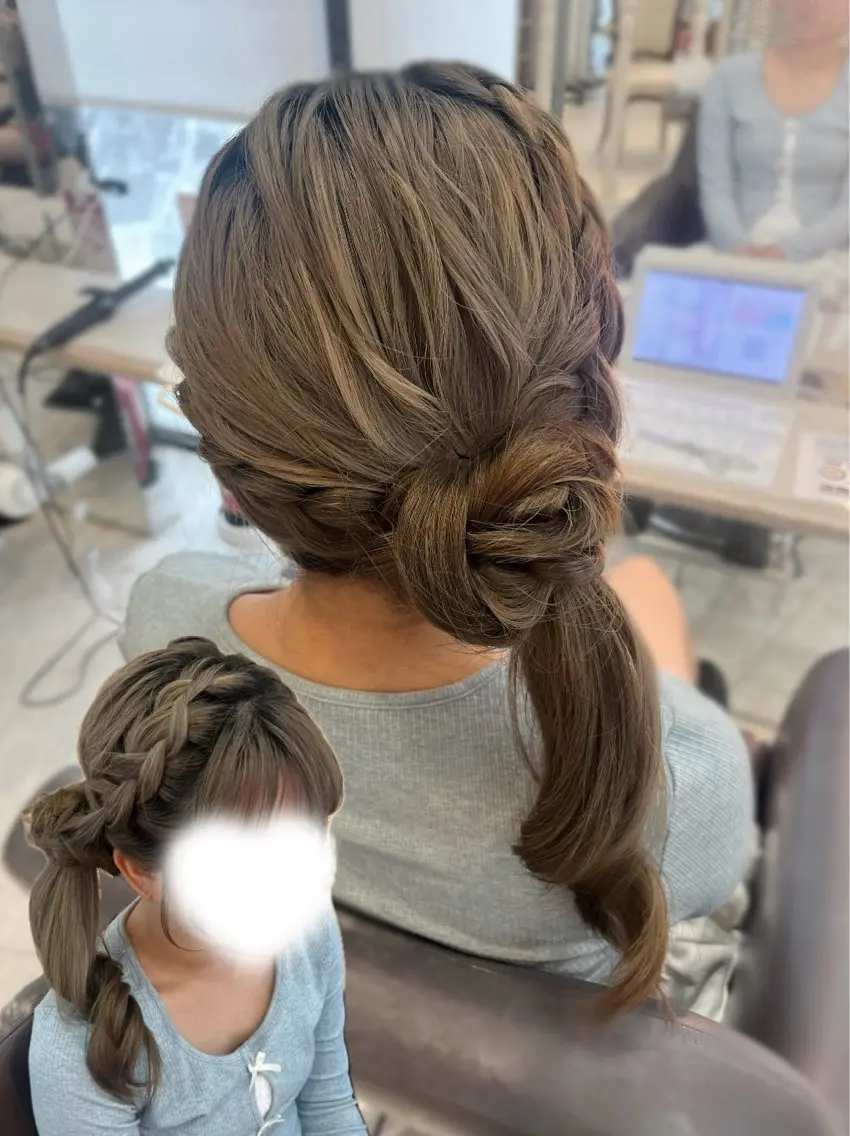 ロング ヘアアレンジ Honoka /ヘアメ/艶カラーのヘアスタイル