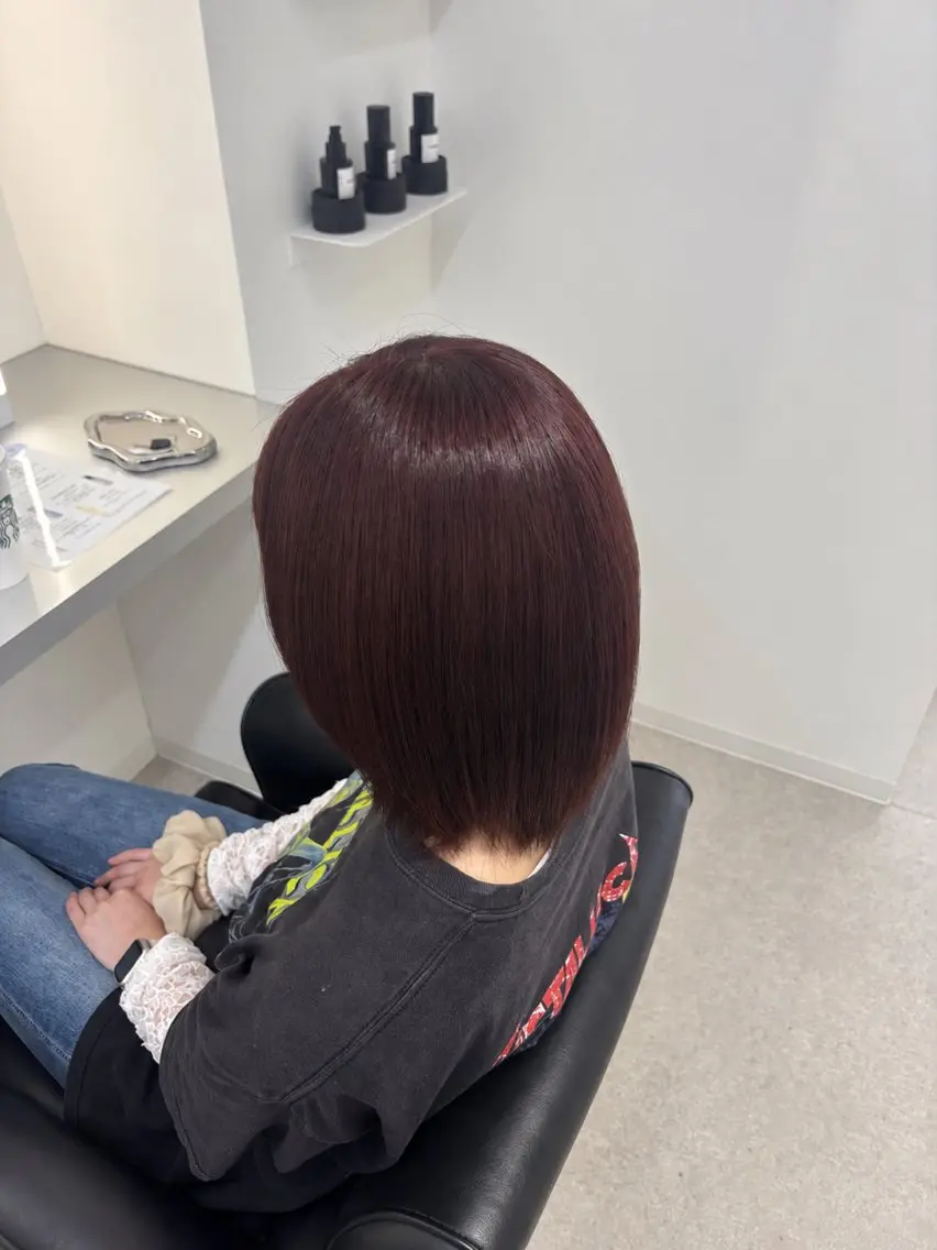 カラー ブリーチ ブラウンカラー ブリーチなしカラー ピンクカラー ヘアカラー ブリーチ特化｜ ブリーチ｜Towaのヘアスタイル