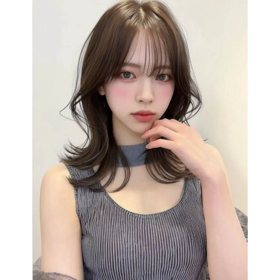 💎🫧【毛先までちゅるん♡】メンテナンスカット+カラー+髪質改善トリートメント ※ロング料金なしの写真
