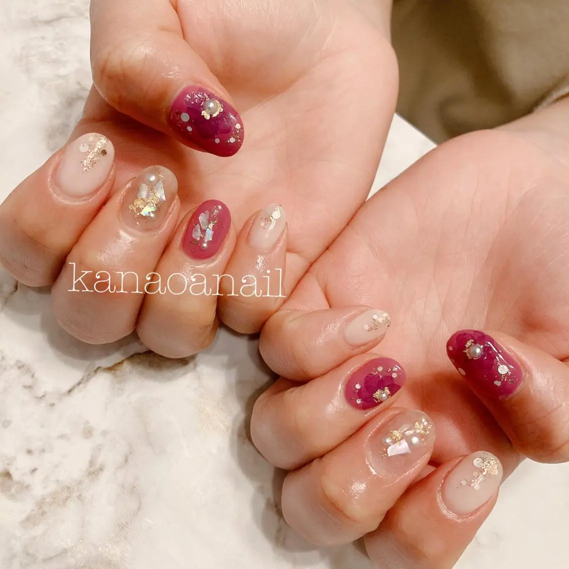 ネイル 地爪育成💅 kanaoanailのネイルデザイン