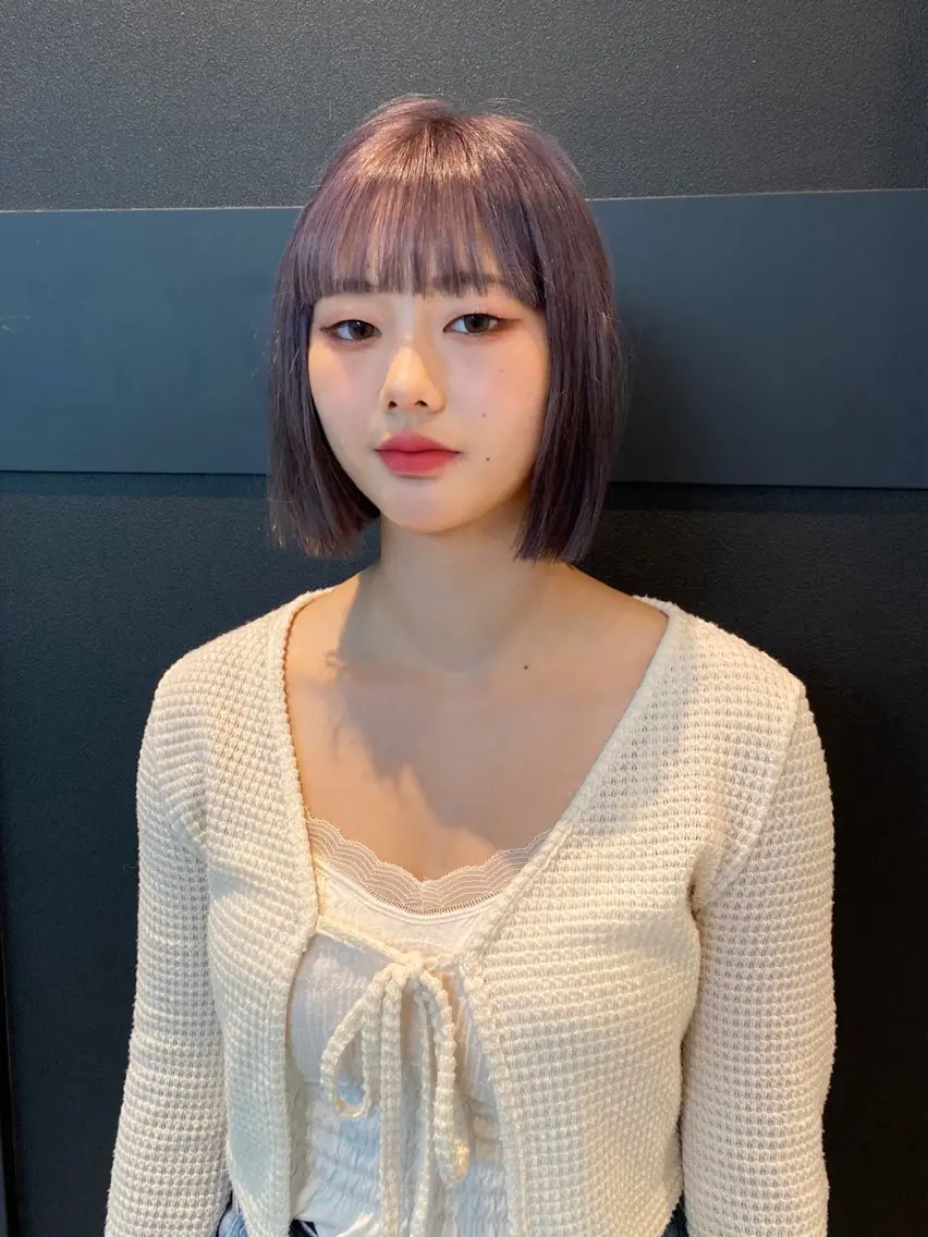 ショート カラー ボブ カット ヘアカラー トリートメント mai / linoah˚✧のヘアスタイル