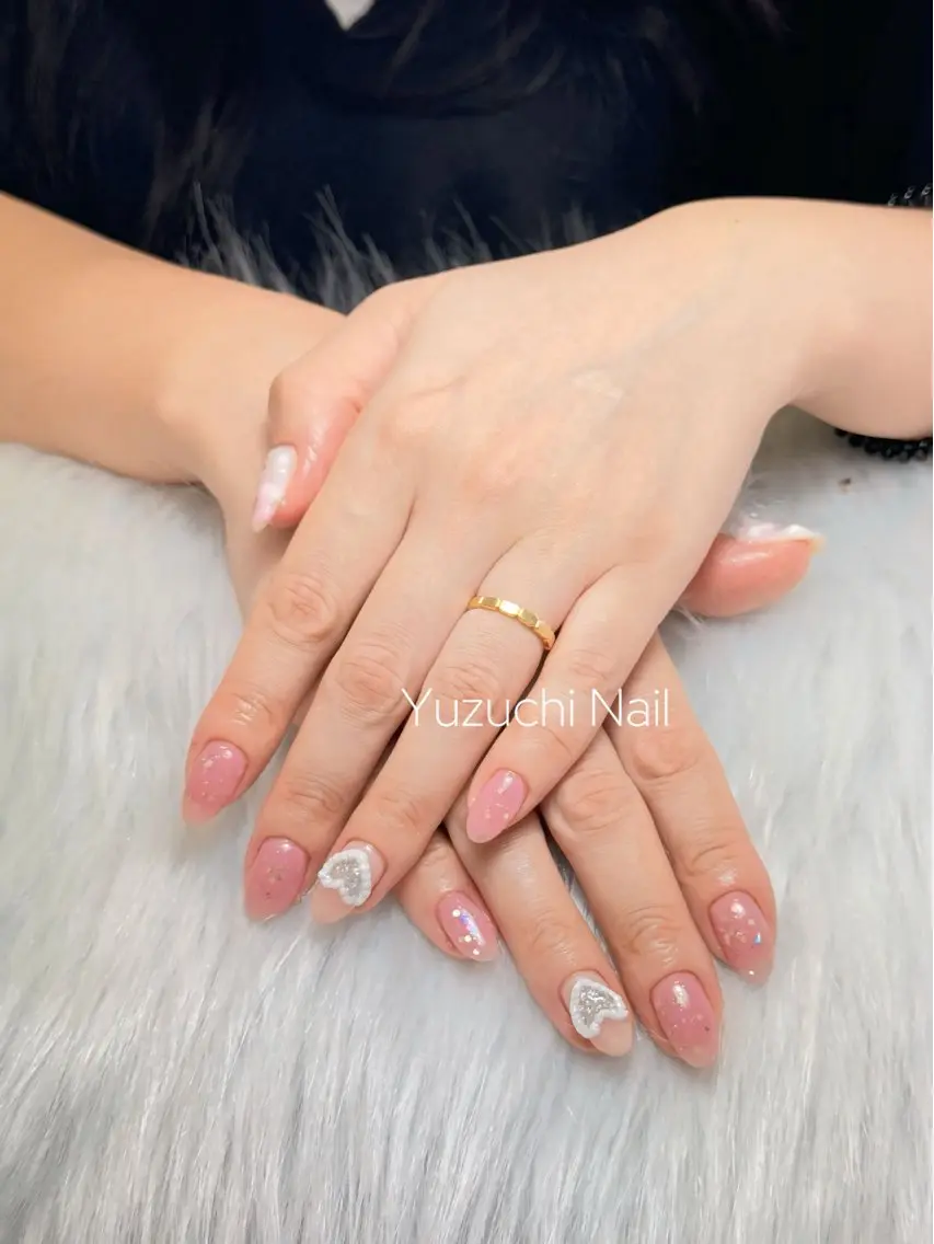 ネイル フットネイル 夏ネイル ワンホンネイル ハンドネイル ハンドケア Yuzuchi Nailのネイルデザイン