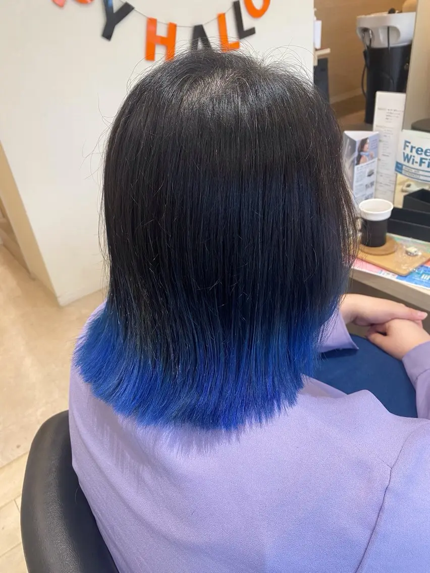 ミディアム ヘアカラー トリートメント 川元 雄貴のヘアスタイル