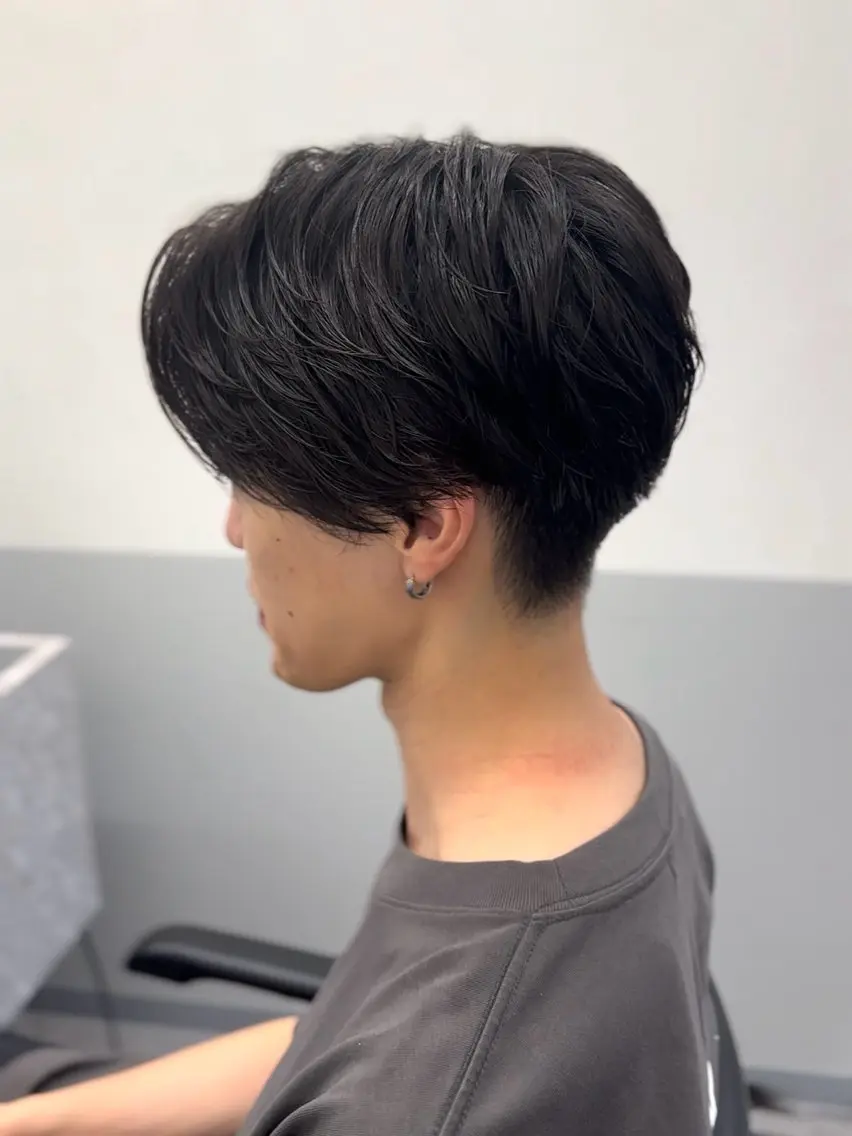 ショート メンズ メンズパーマ カット パーマ トリートメント ヘッドスパ 【tocca茨木】 MOMOKAのヘアスタイル