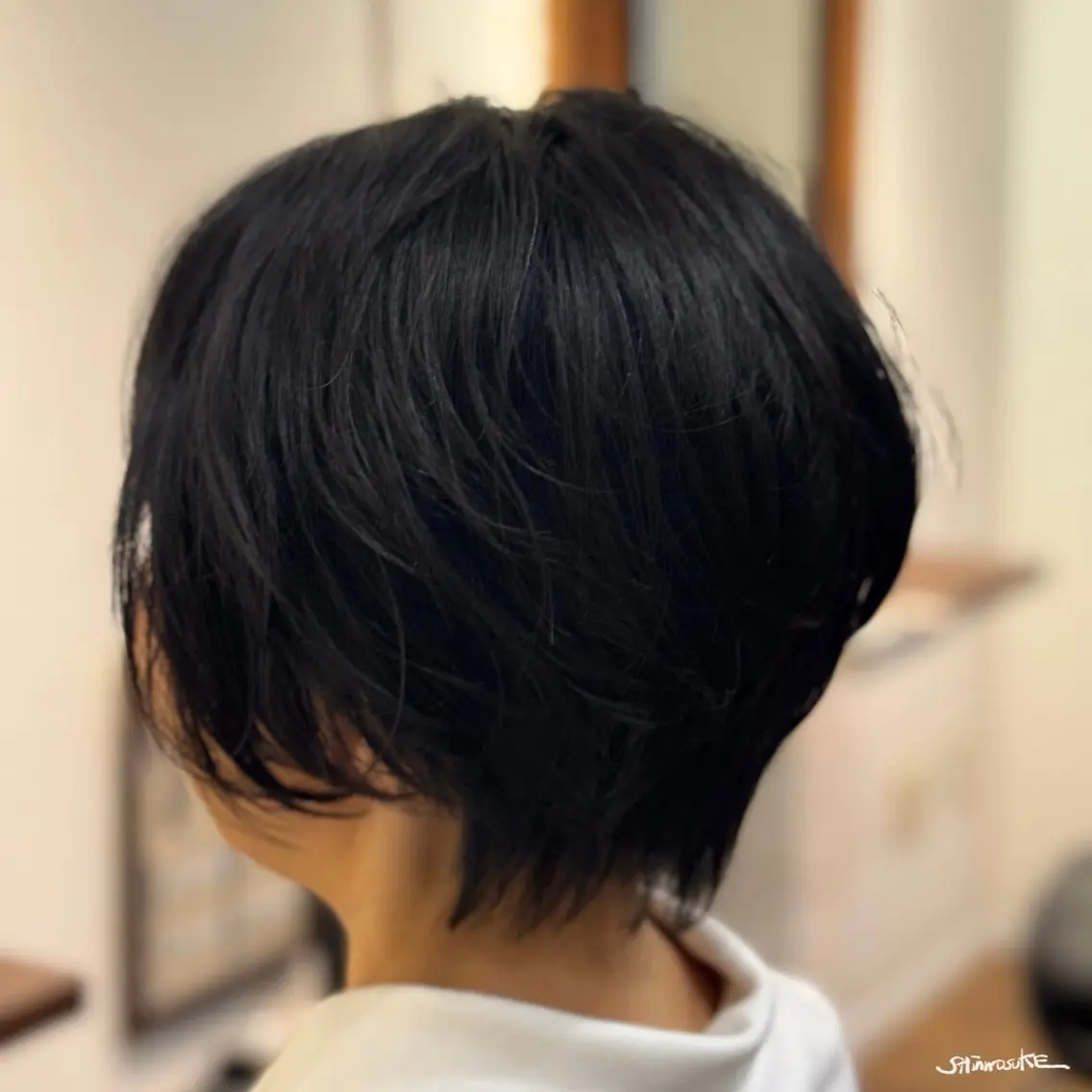 ショート カラー ショートヘア カット ヘアカラー トリートメント ヘアセット しんのすけ /モデルさん募集中のヘアスタイル