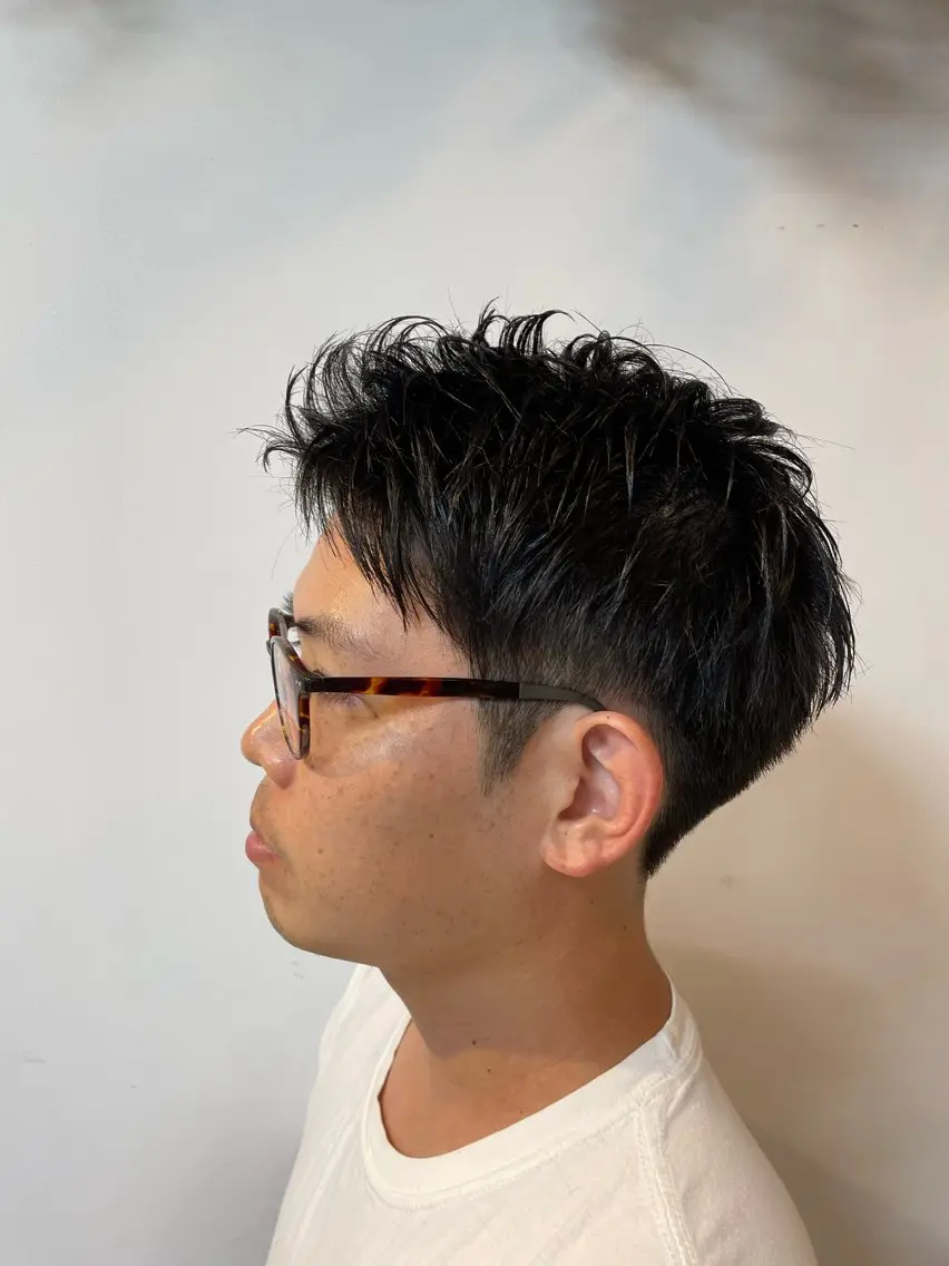 メンズ アップバング 🫧☘️大山 月輝凪☘️🫧のヘアスタイル
