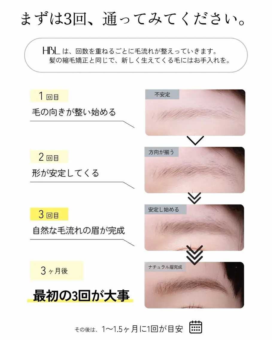 アイブロウ Lio【横浜 HBL 専門サロン】あやの眉毛・アイブロウイメージ
