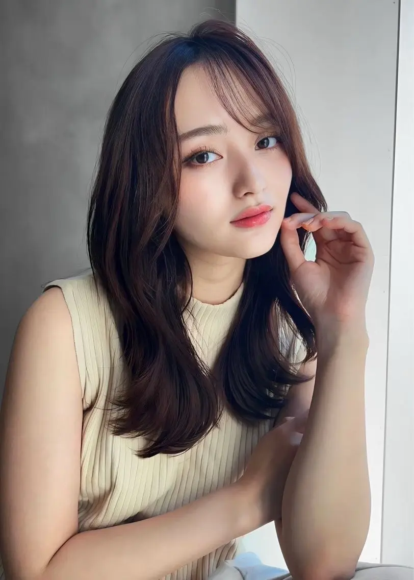カラー 白井 音羽のヘアスタイル