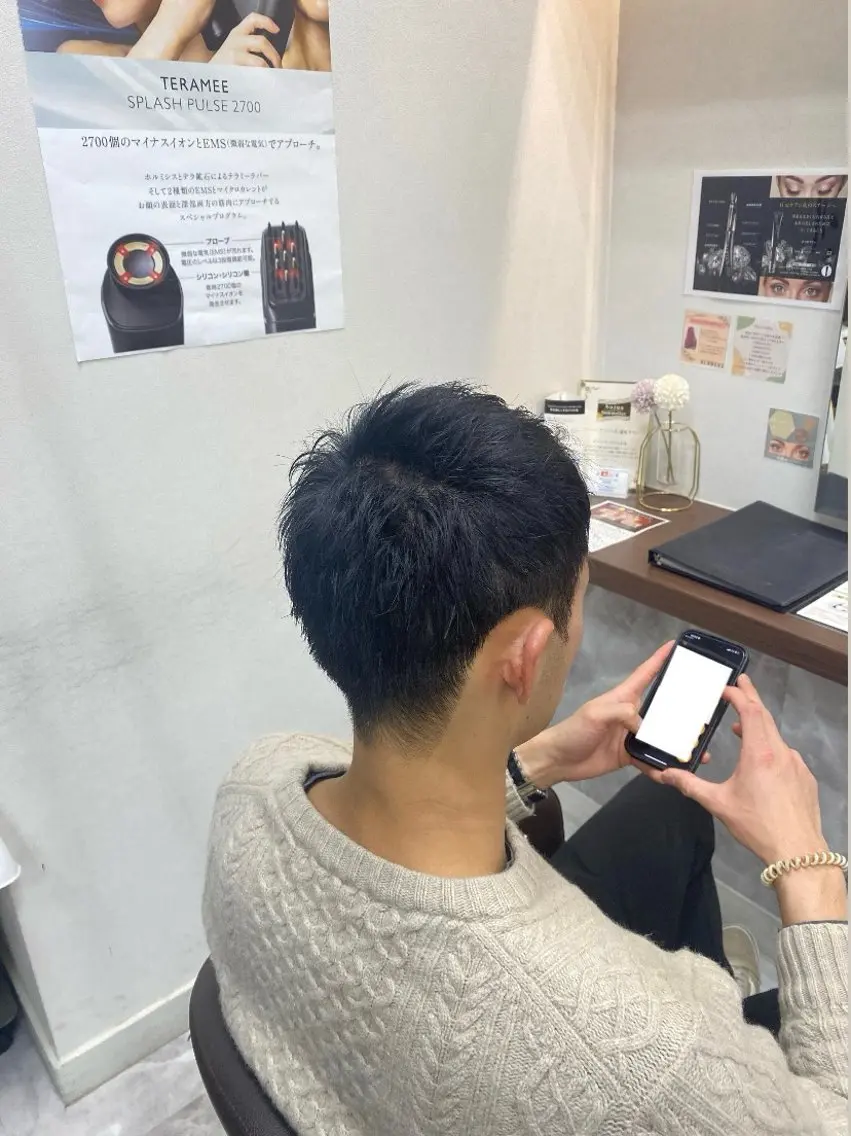 メンズ 刈り上げ 寺井 萌恵のヘアスタイル