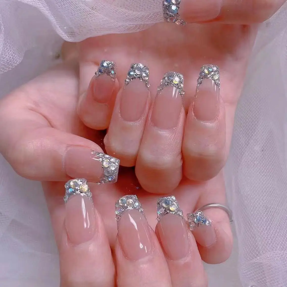 ネイル キラキラ🌸🌸🌸 nail ⭐️✨のネイルデザイン