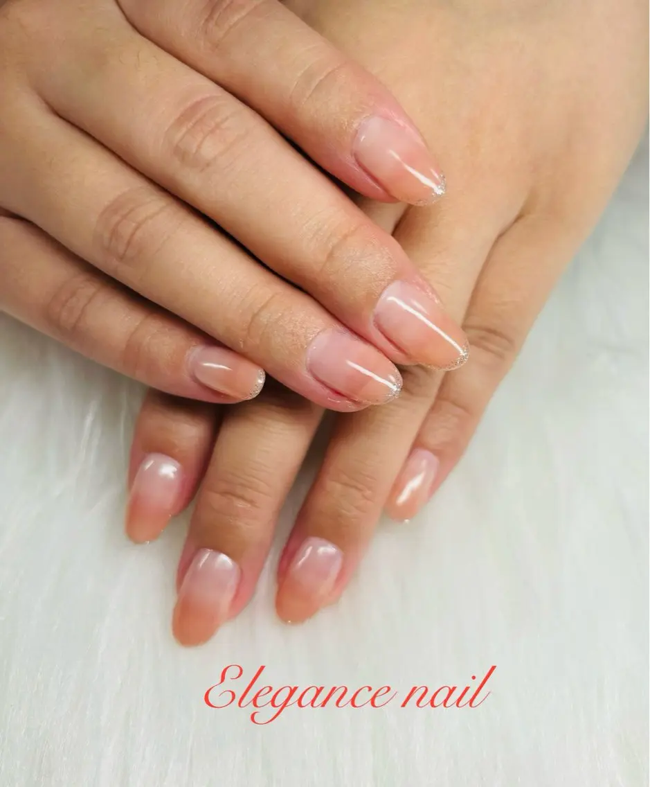 ネイル シンプルネイル Elegance Nail本厚木店舗のネイルデザイン
