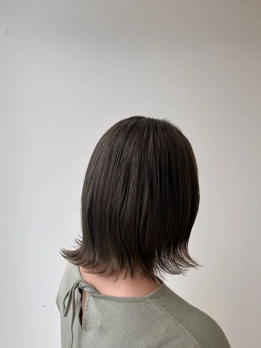 ミディアム 平間 稔希のヘアスタイル