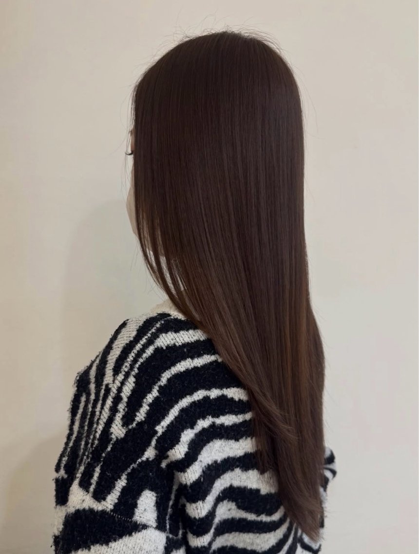 ロング カラー アッシュ ベージュカラー カット ヘアカラー 🫧 川崎/ 彩花 🫧のヘアスタイル