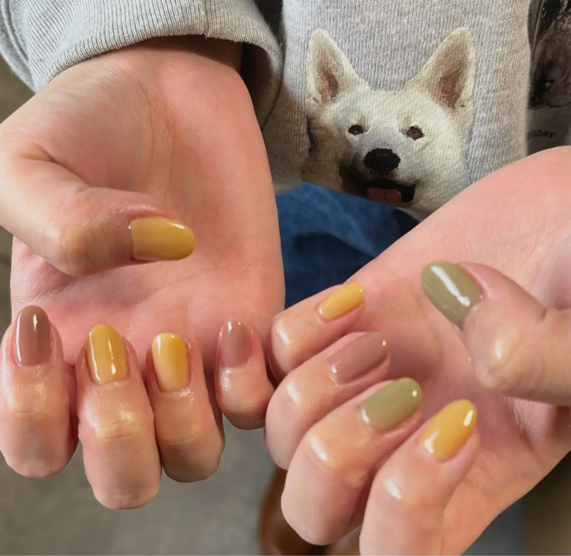 ネイル クリアネイル ジェルネイル ニュアンスネイル オフィスネイル ワンカラーネイル ハンドネイル tamu nail 　金町のネイルデザイン