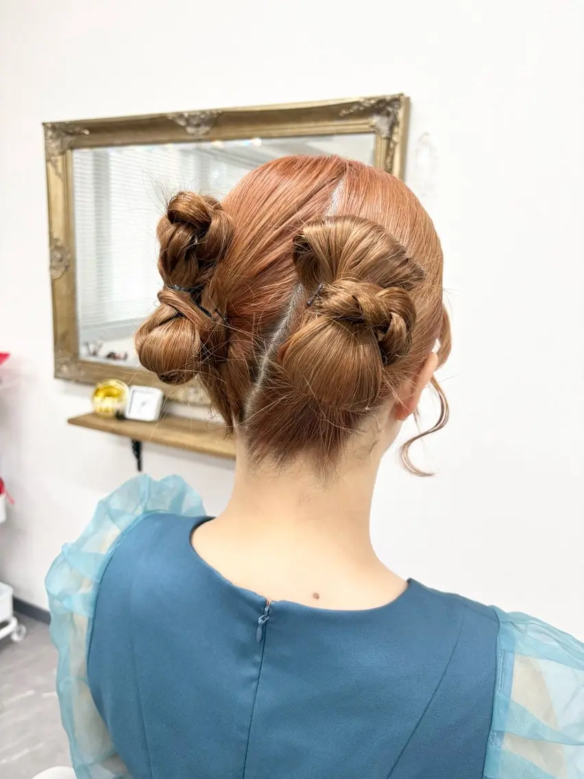 ヘアアレンジ ヘアセット ヘアサロン ミカヅキのヘアスタイル