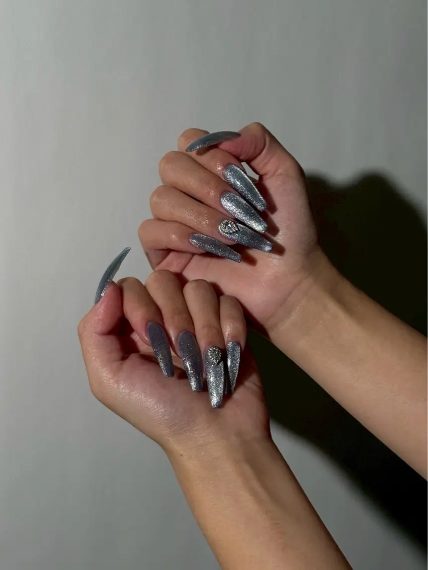 ネイル マグネットネイル ハンドネイル 【ＯＲＧＡＮ】 nailのネイルデザイン