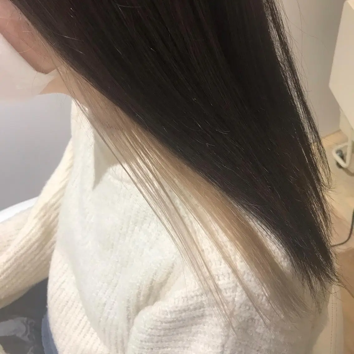 セミロング カラー 🥛洒落髪小顔cut なら龍崎🥛のヘアスタイル
