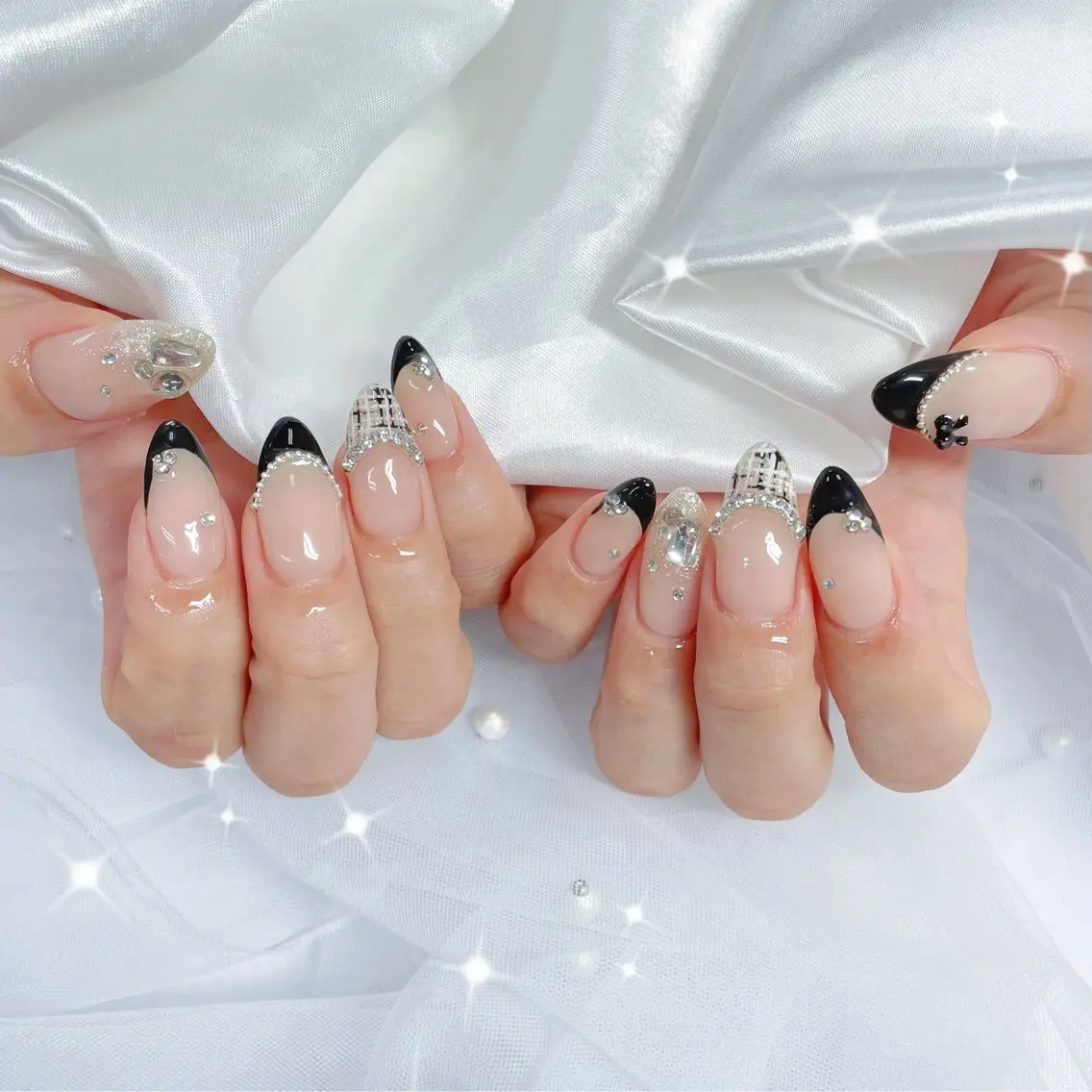 ネイル misaki 🩰‎🤍🎀のネイルデザイン