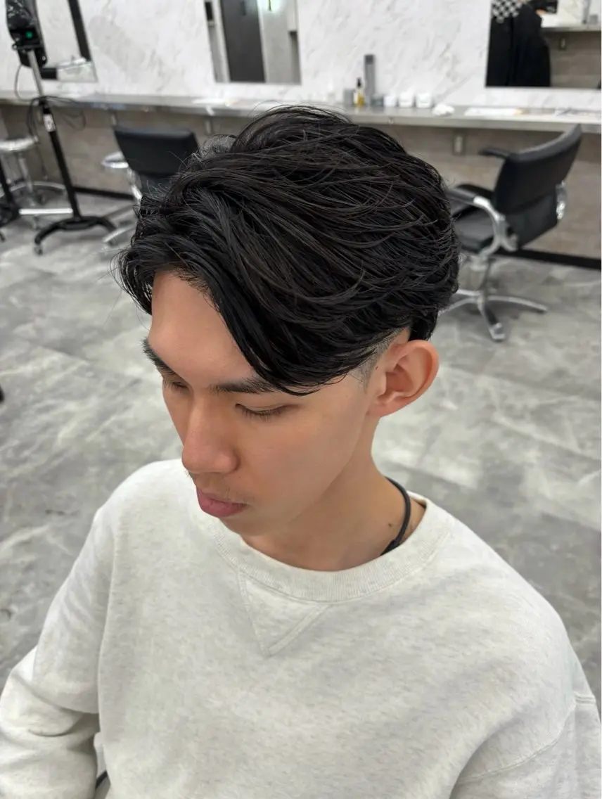 【🇰🇷メンズカット🇰🇷】カット+ニュアンスパーマの写真