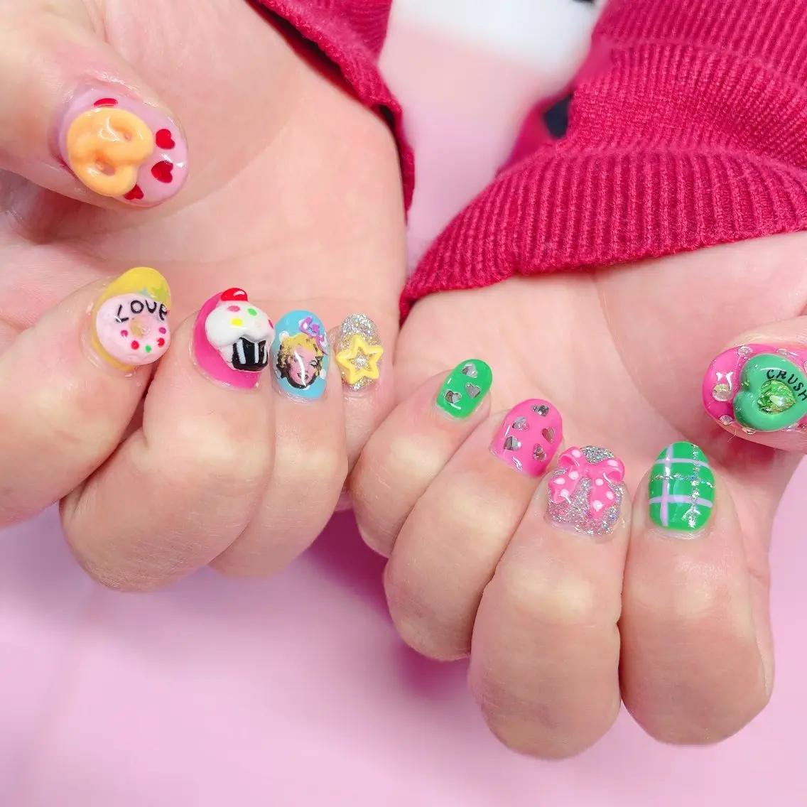 ネイル ハンドネイル MignonReve ♡EIMI🌈のネイルデザイン