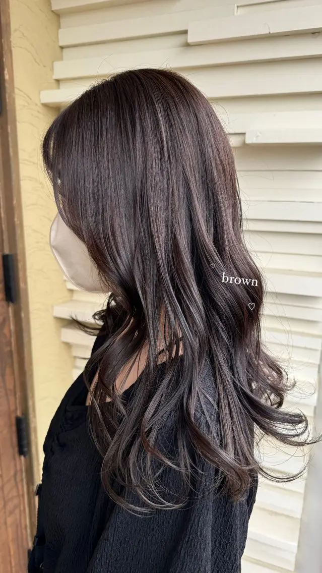 ロング カラー ブラウンカラー アヤノ 🤍のヘアスタイル
