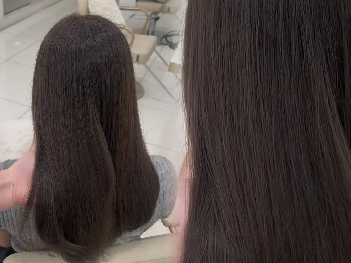 ロング カラー 栄/レイヤー/ 津野 こころのヘアスタイル