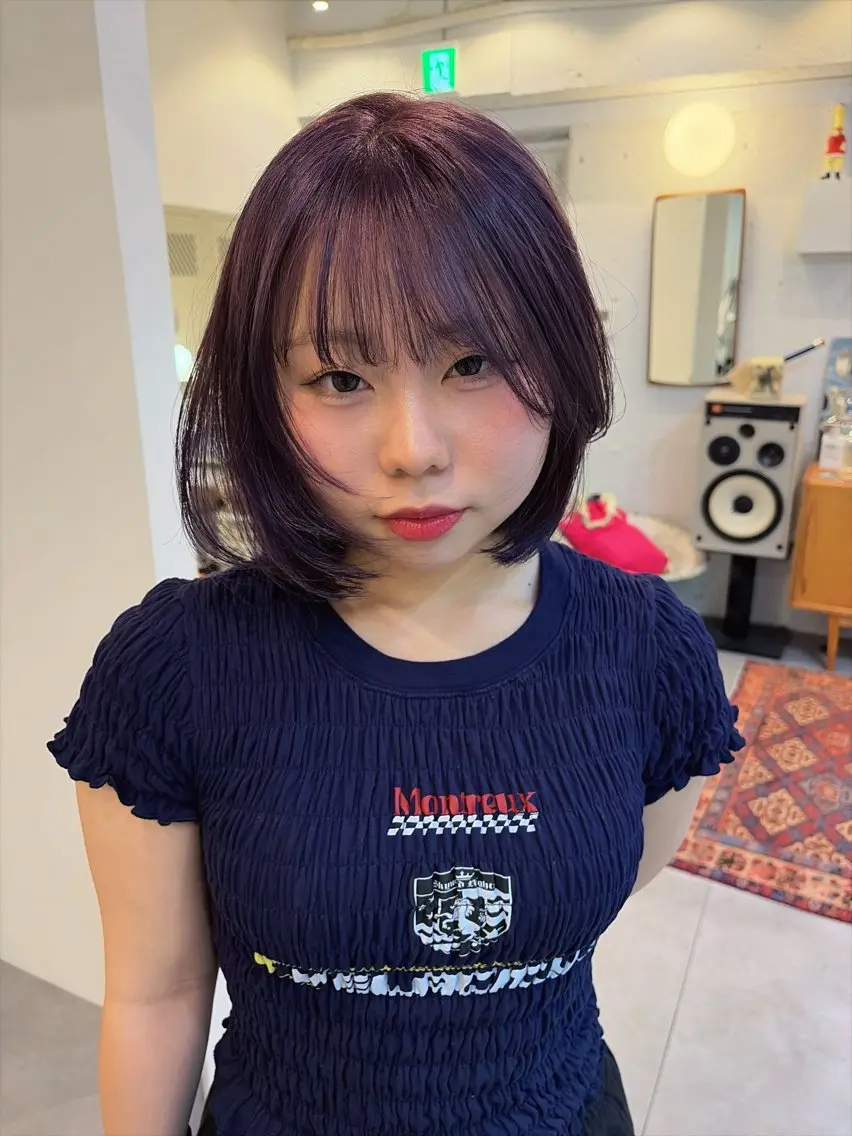 ショート ヘアカラー 綺星 ハイトーン/デザインのヘアスタイル