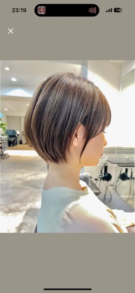 ショート ショートボブ ボブ ショートヘア あいこ/ハンサムショ ート無料/蔵前🌷のヘアスタイル