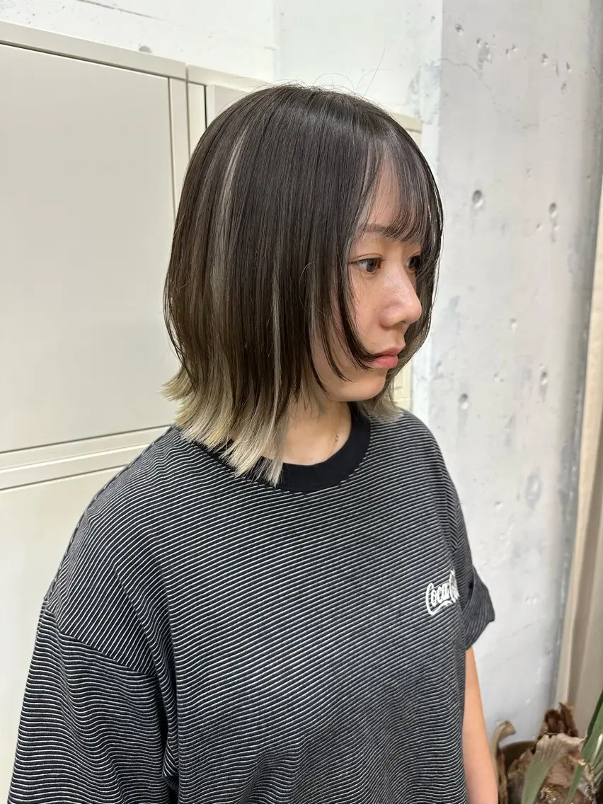 ミディアム ヘアカラー MUKU 🌷ひかるのヘアスタイル