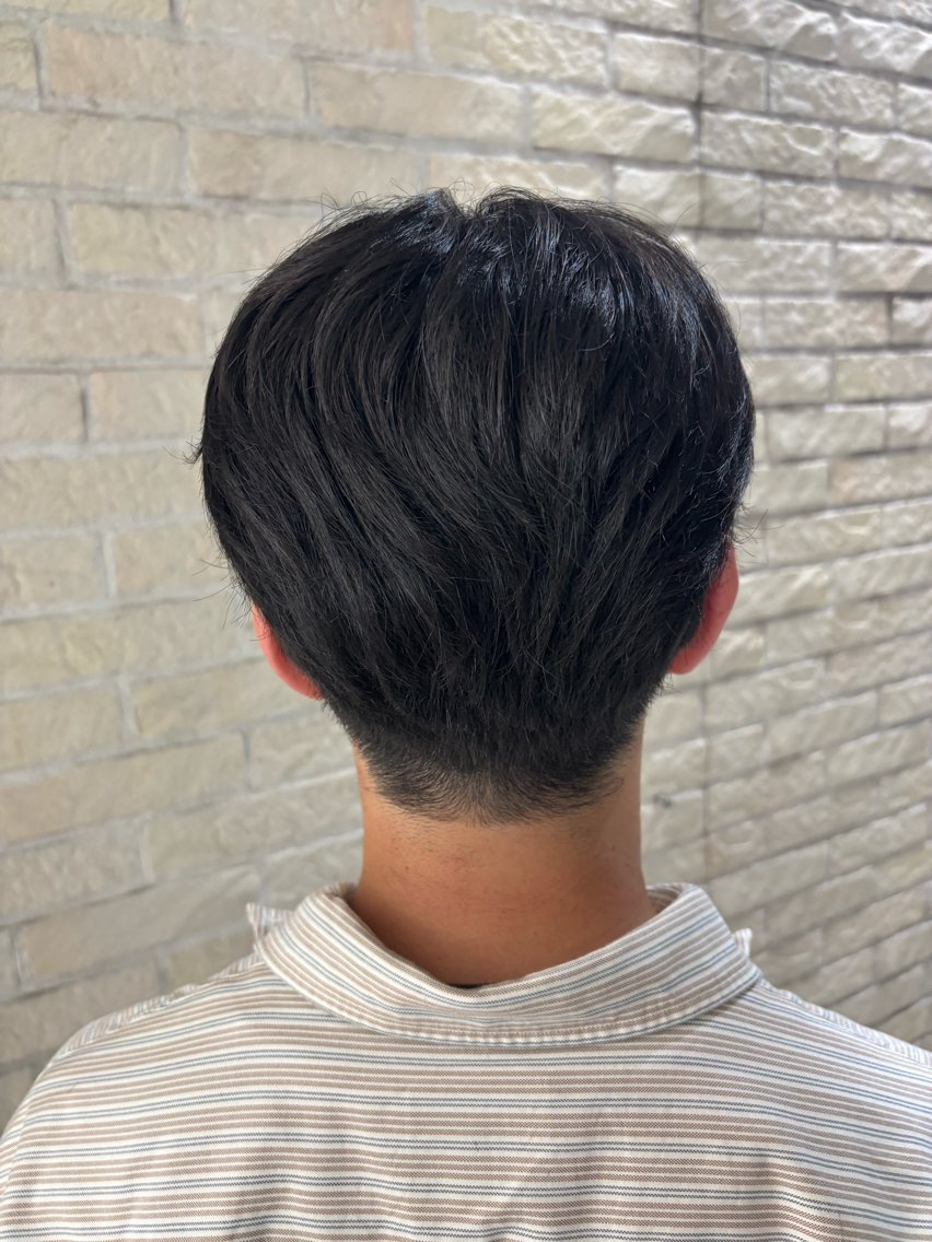 ミディアム メンズ カット 【メンズ特化】セン ターパート/保坂太一のヘアスタイル