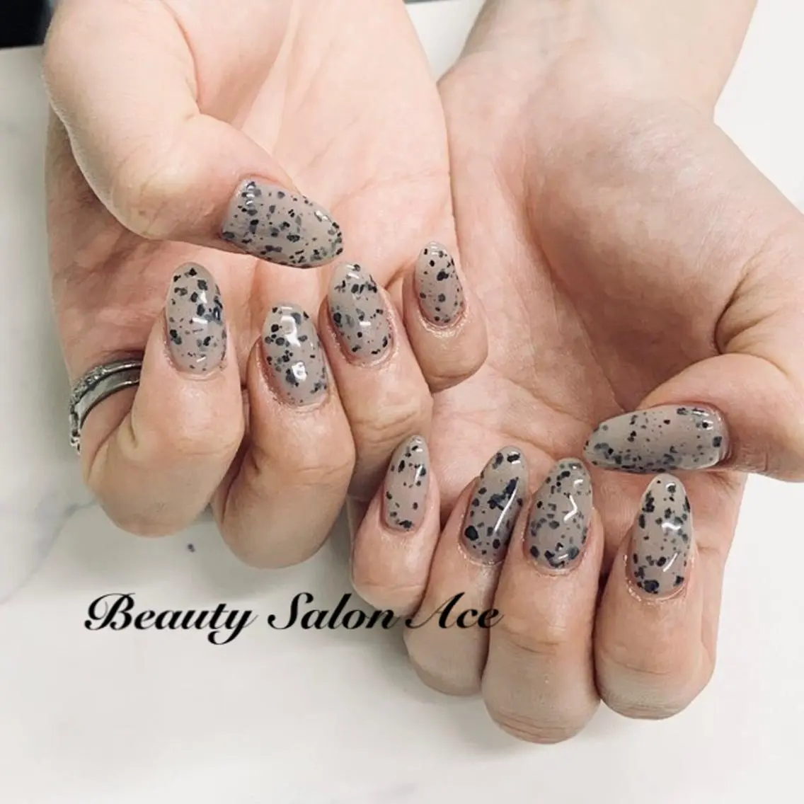 ネイル アートネイル ジェルネイル ラメ(グリッター) メンズネイル ワンカラーネイル 池袋フィルイン Ace♡Nailのネイルデザイン