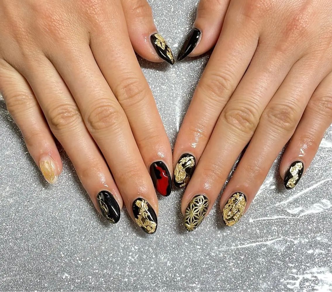 ネイル ハンドネイル VIERU 🌈🎀💖のネイルデザイン