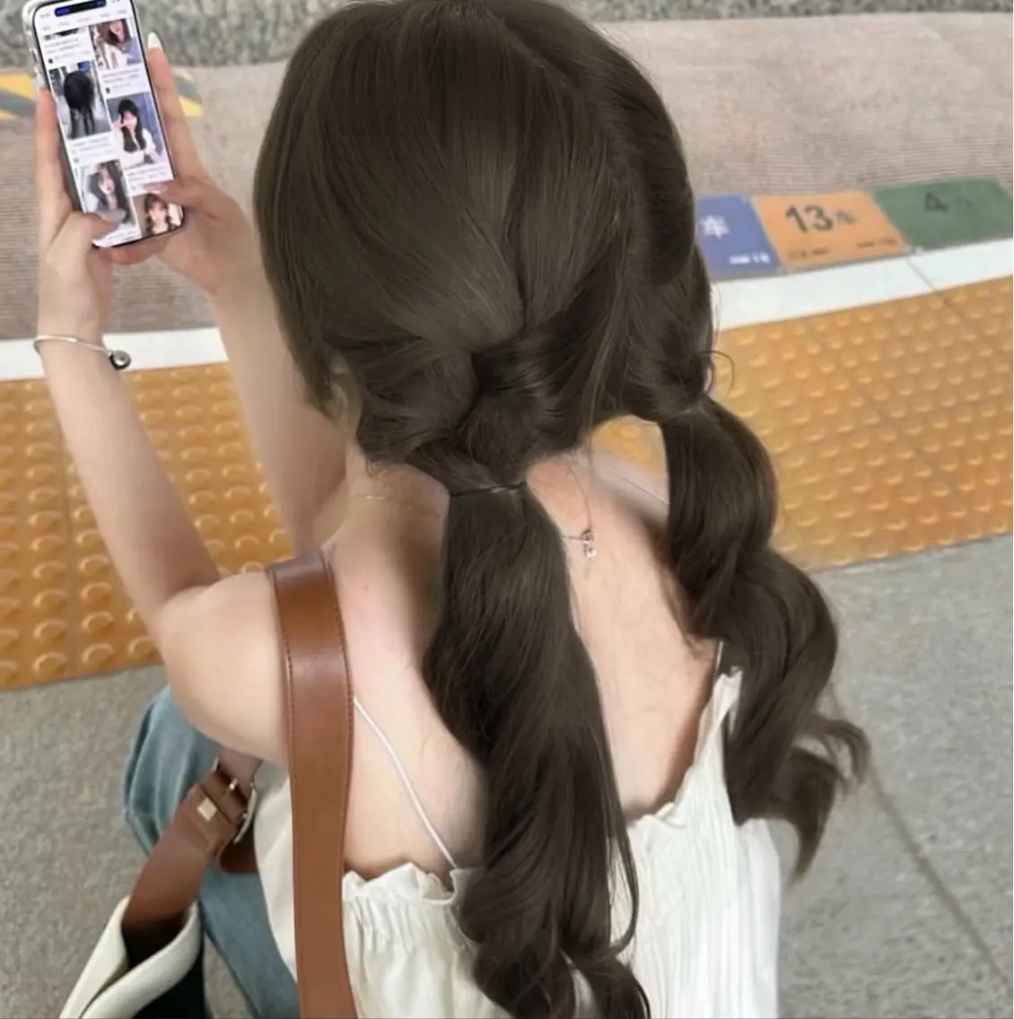 ロング カラー メンズ 透明感カラー Ayaka🖤 ブリーチなしカラーのヘアスタイル