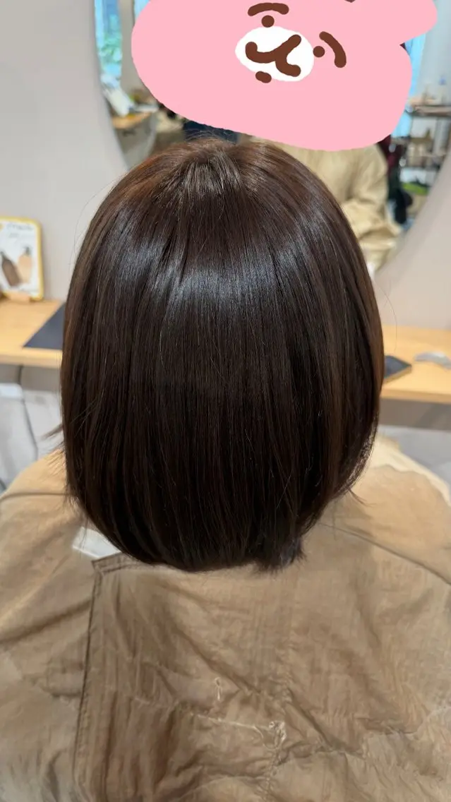 ミディアム カラー ブラウンカラー 黒田 十志のヘアスタイル